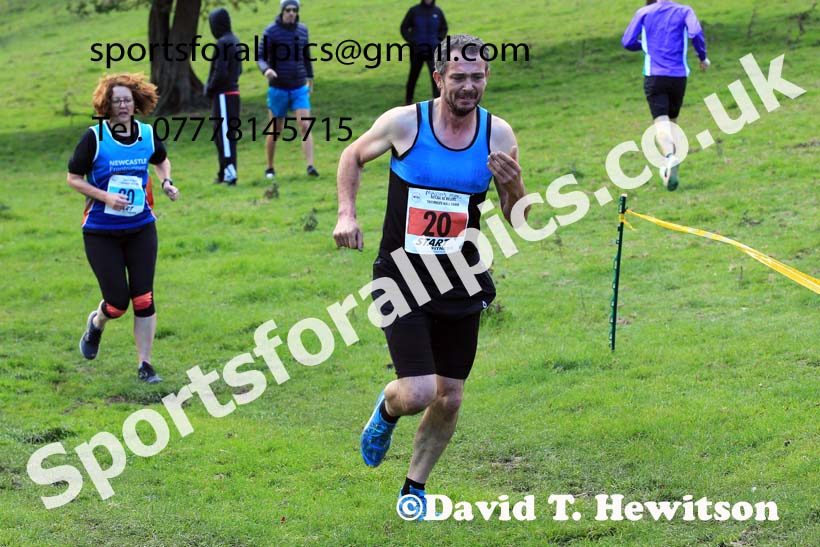 Mens Masters and Mens Under-20s, 2022 NECAA Cross Country Relays, Thornley Hall Farm, Peterlee, County Durham, October 15th. Photo: David T. Hewitson/Sports for All Pics